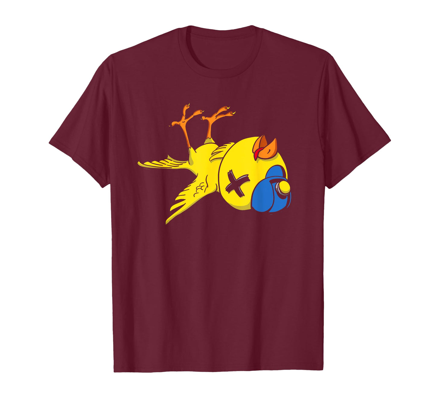 Canary in a Coal Mine Funny Bird & Miner Hard Hat T-Shirt
