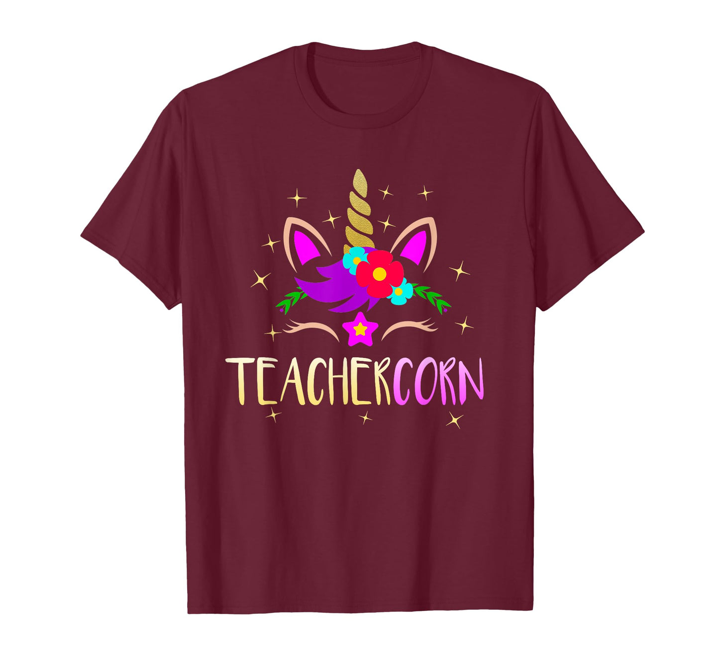 Teachercorn Funny Unicorn Teacher Gift T-Shirt
