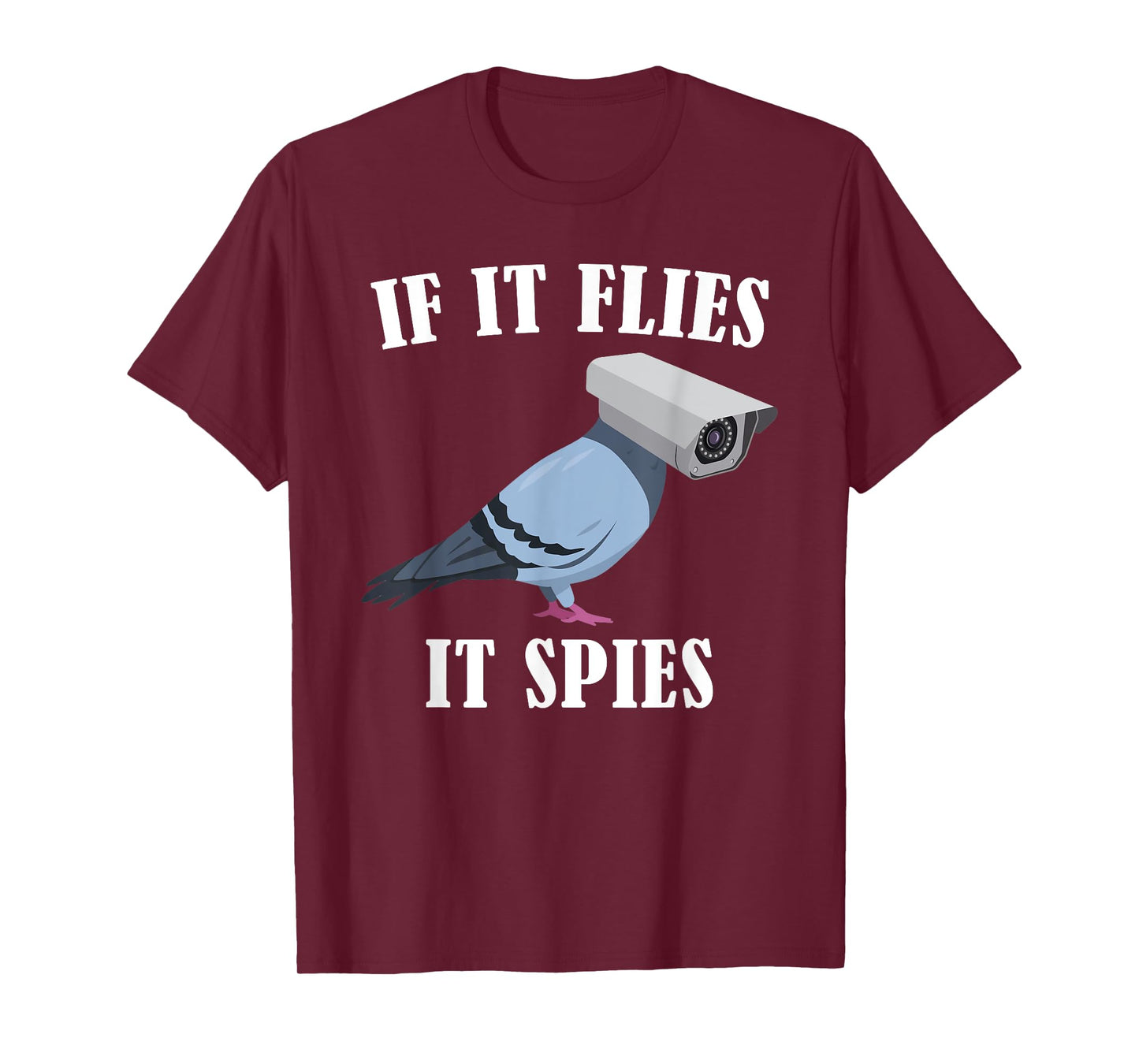 Birds Spie Conspiracy Joke Meme Surveillance | Mens & Womens T-Shirt