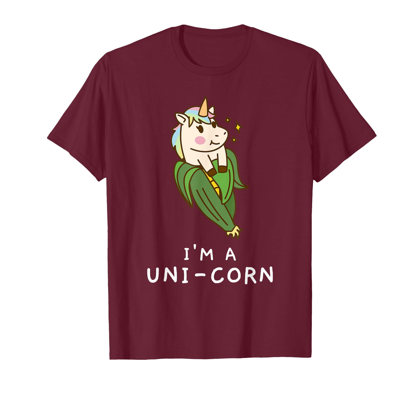 Funny Unicorn Corn Pajamas Girls Tshirt Kids Farmer Gifts T-Shirt
