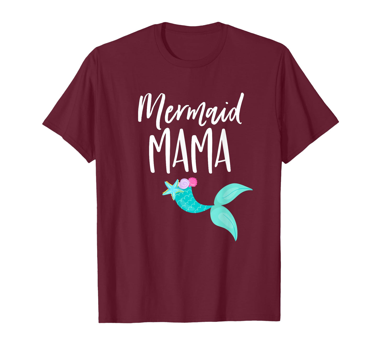 Mom Birthday Party Outfit Dad Mommy Girl MERMAID MAMA SHIRT T-Shirt
