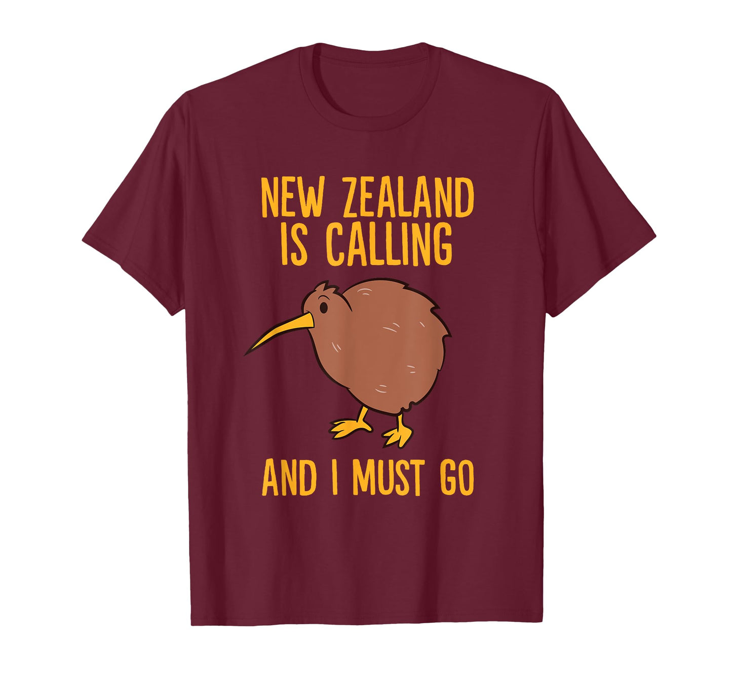 Kiwi New Zealand Is Calling And I Must Go T-Shirt