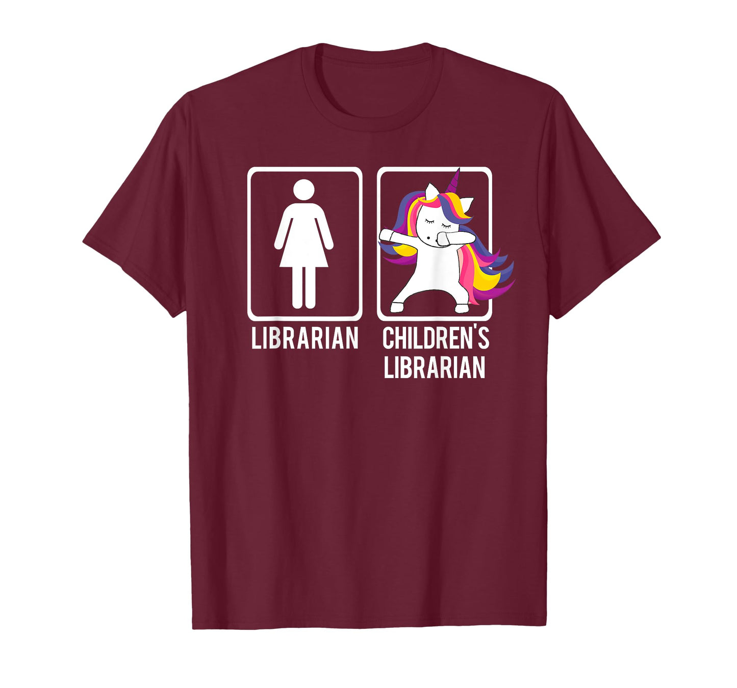 DABBING UNICORN CHILDREN'S LIBRARIAN Dabs Library Meme T-Shirt