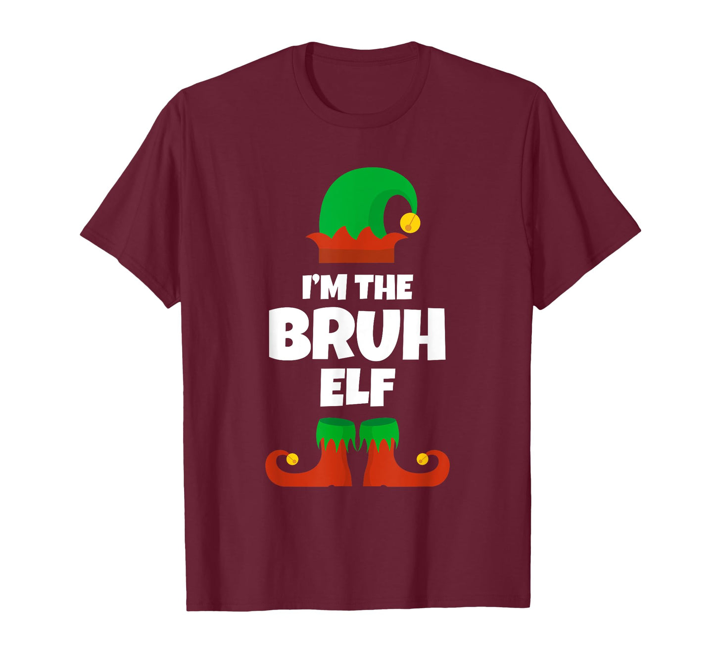 I'm The Bruh Elf Family Pajama Christmas Funny T-Shirt