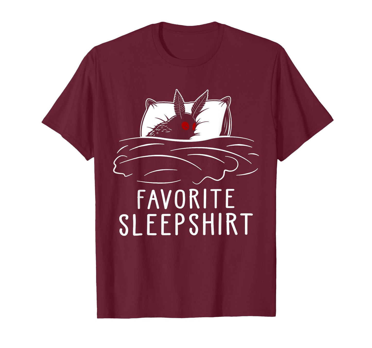 Cryptozoology Mothman Cryptid Favorite Sleep T-Shirt