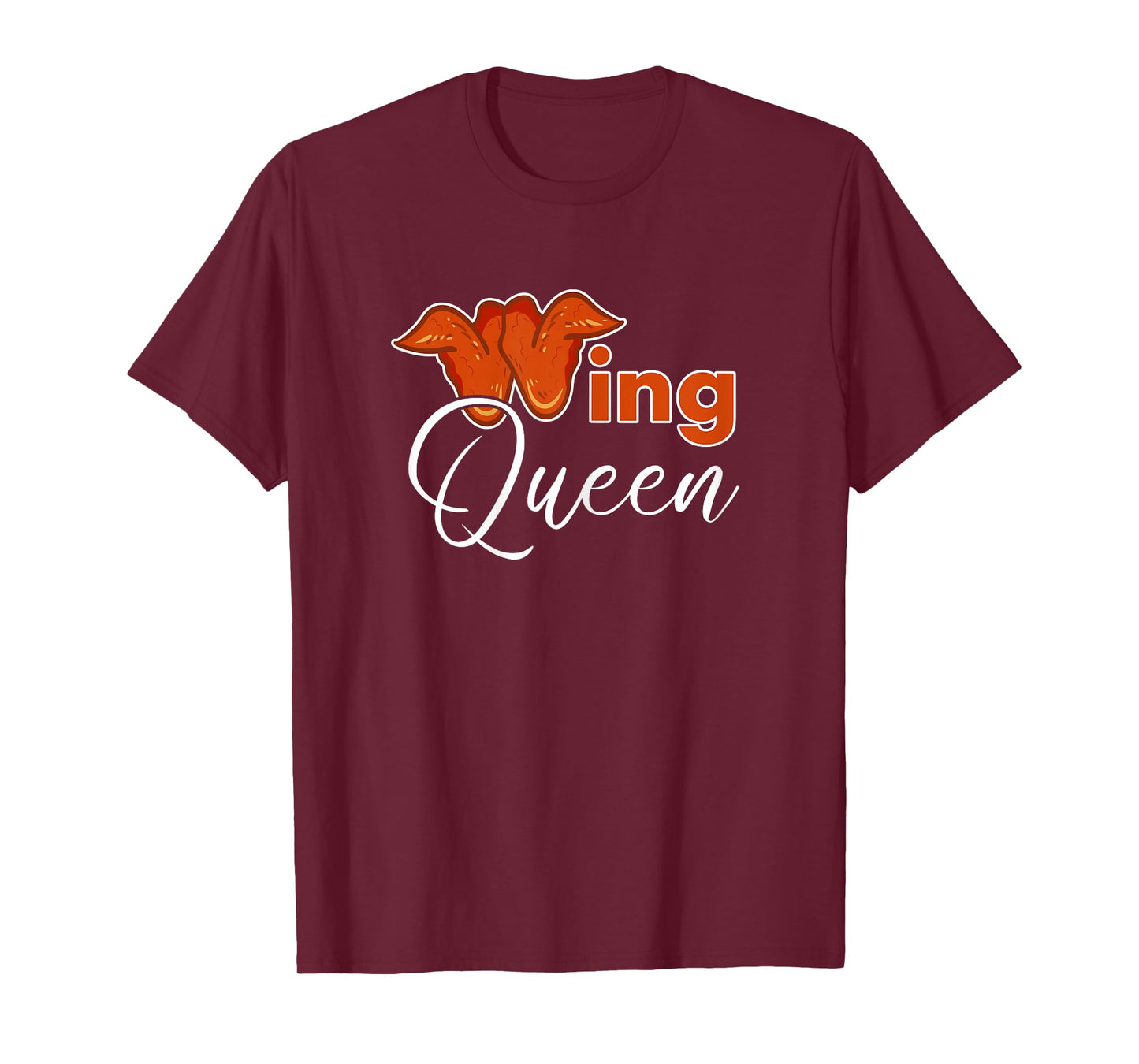 Chicken Wing Shirt Funny Wing Queen Fried Chicken T-Shirt