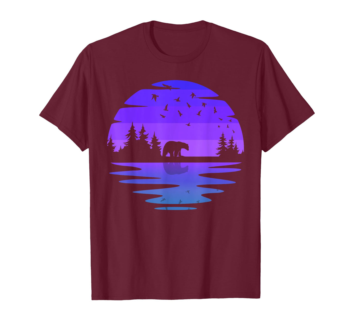 Birds Outdoors Wildlife Nature Animal Bear Forest T-Shirt