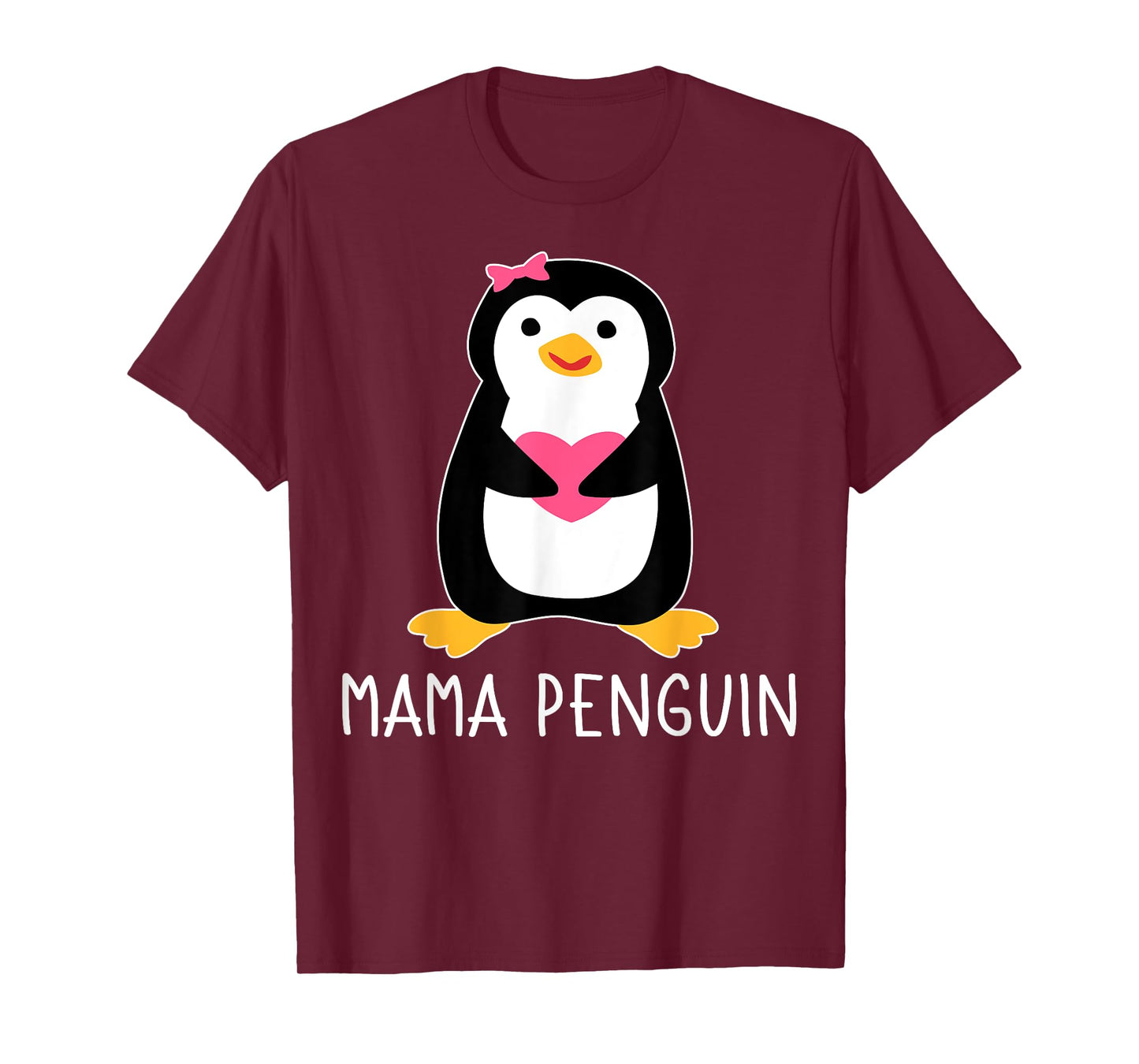 Penguin Mama Flightless Bird Lover Mother's Day Mommy Mom T-Shirt