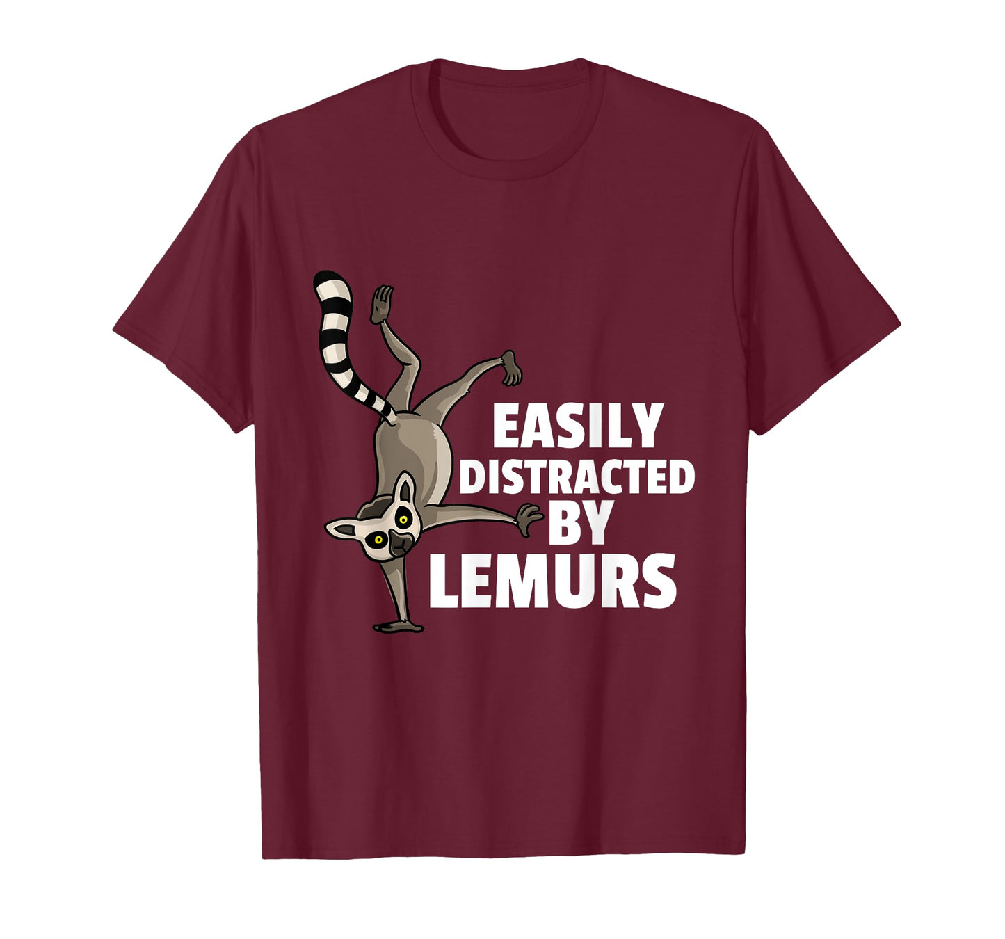 Lemur Monkey Funny Cute Sifakas Madagascar Love T-Shirt