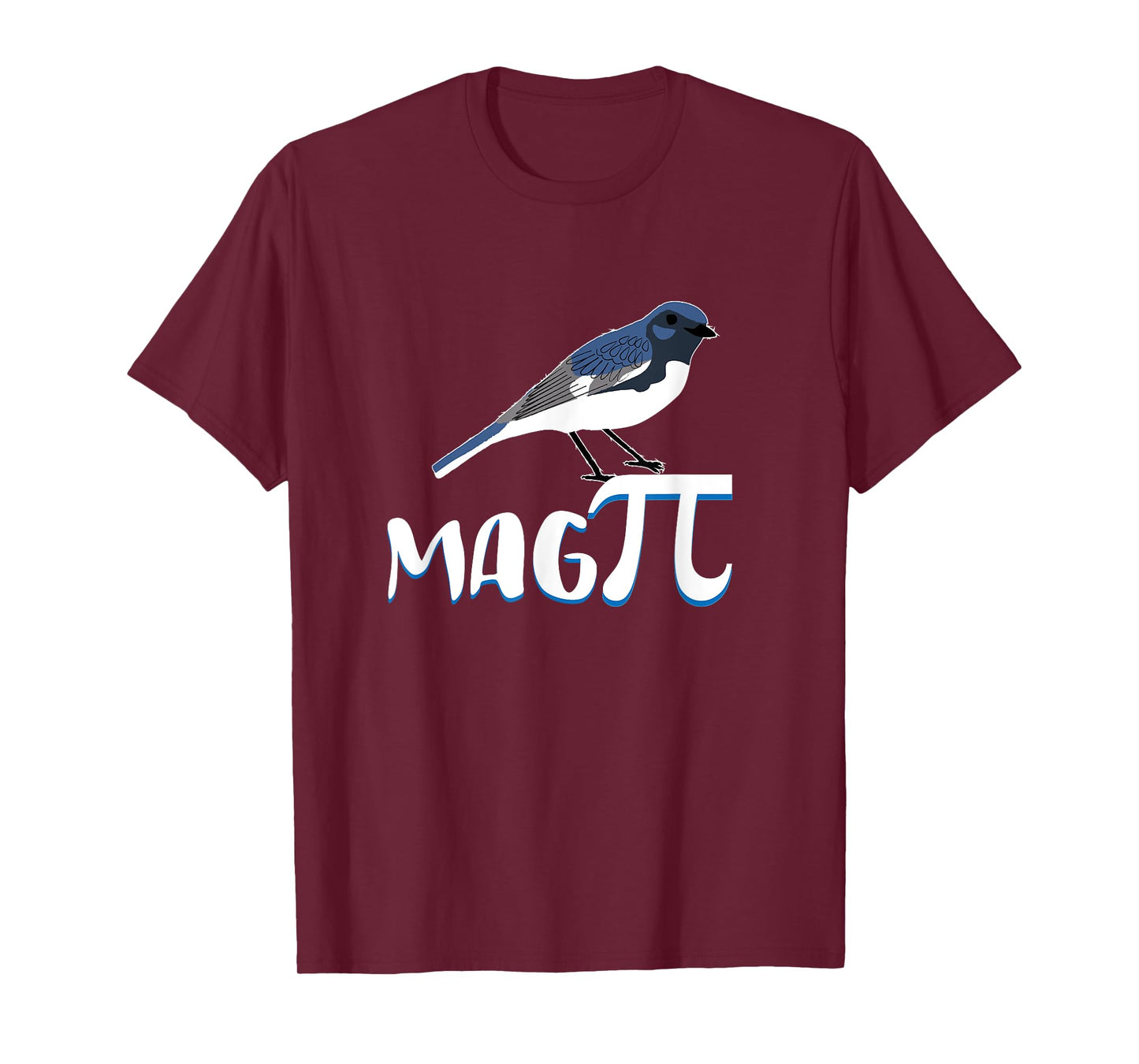 Math Pi Day Magpie Bird Mag Pi Symbol Animal Math Bird Lover T-Shirt