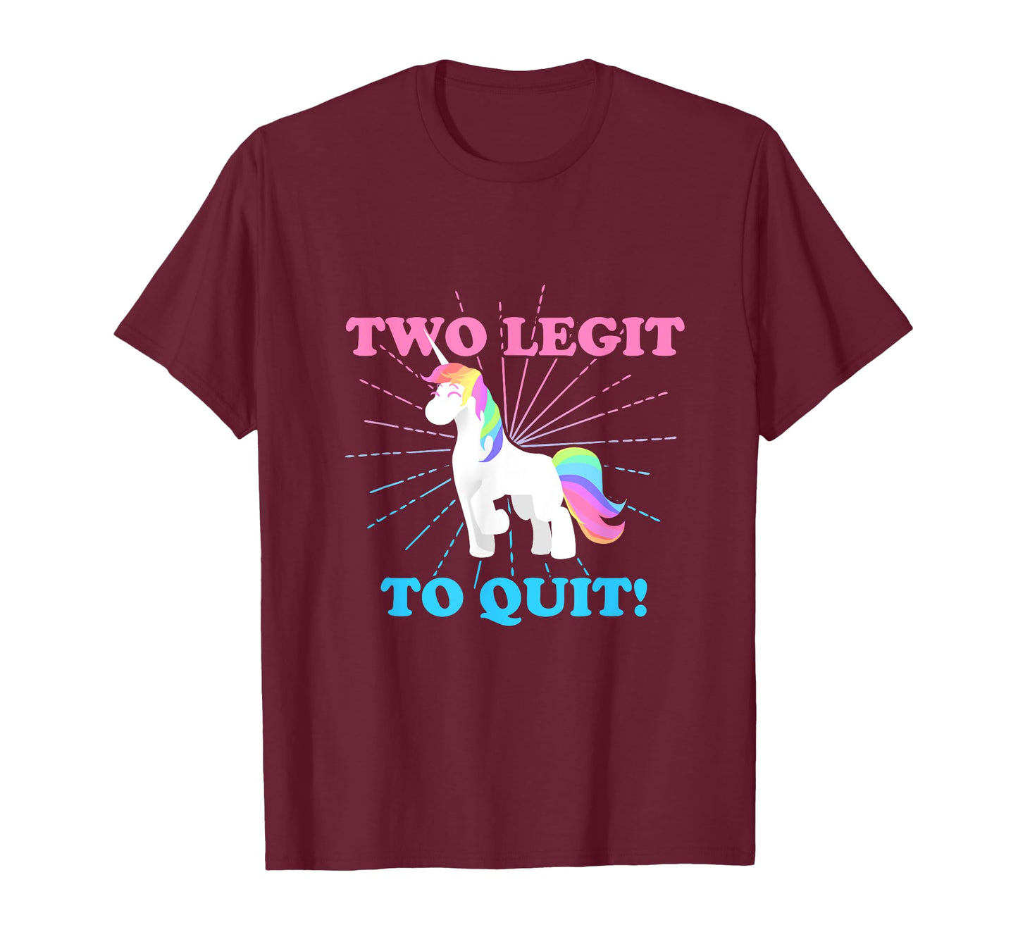 Two legit 2 to quit date of birth gift idea Vintage retro T-Shirt