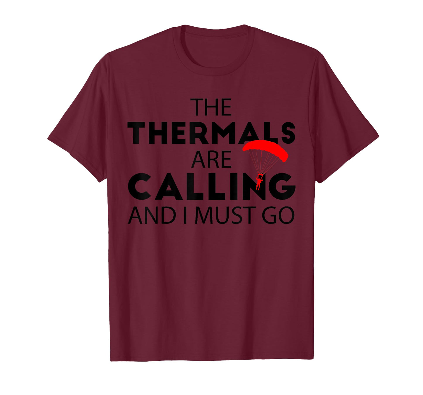 Paragliding Shirt | Paraglider in a Thermal Pilot T-Shirt T-Shirt