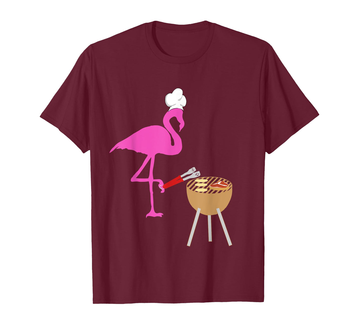 BBQ Flamingo Bird Grilling Cooking Grill Funny Barbecue T-Shirt