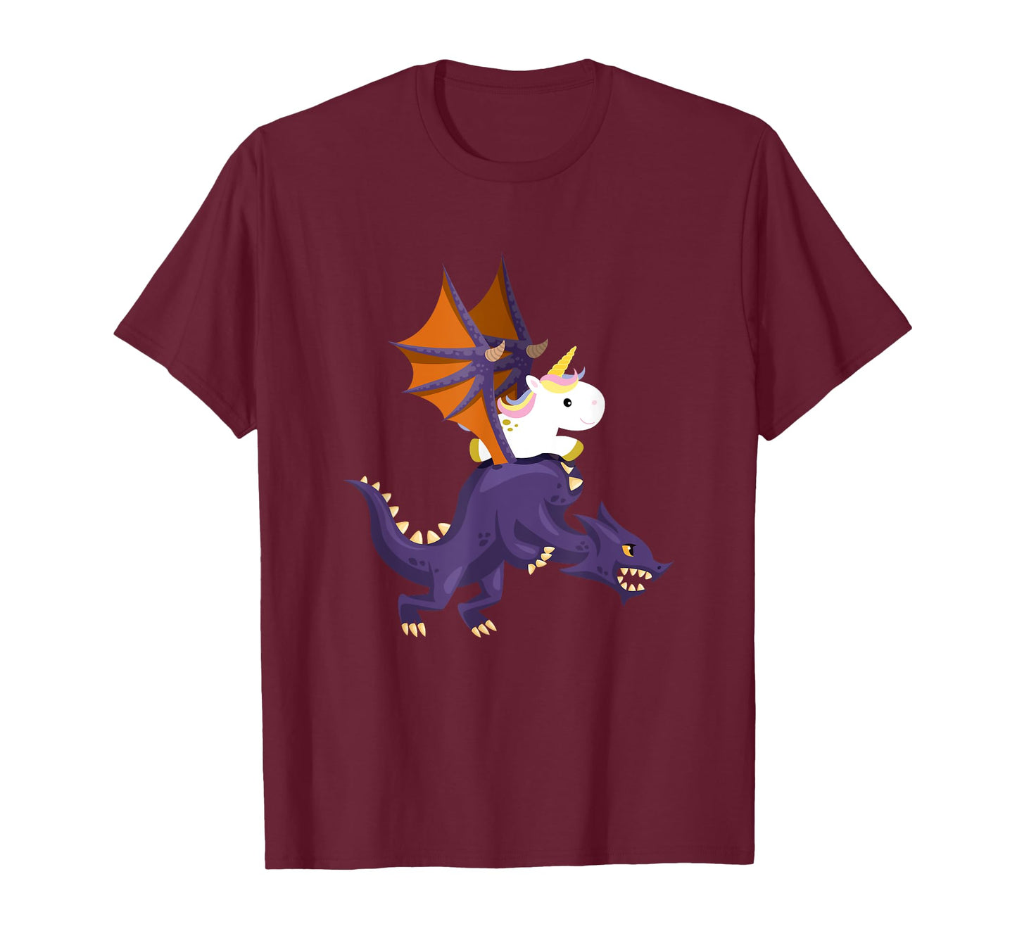 Funny Unicorn Riding Dragon Mythical Fantasy Gift T-Shirt