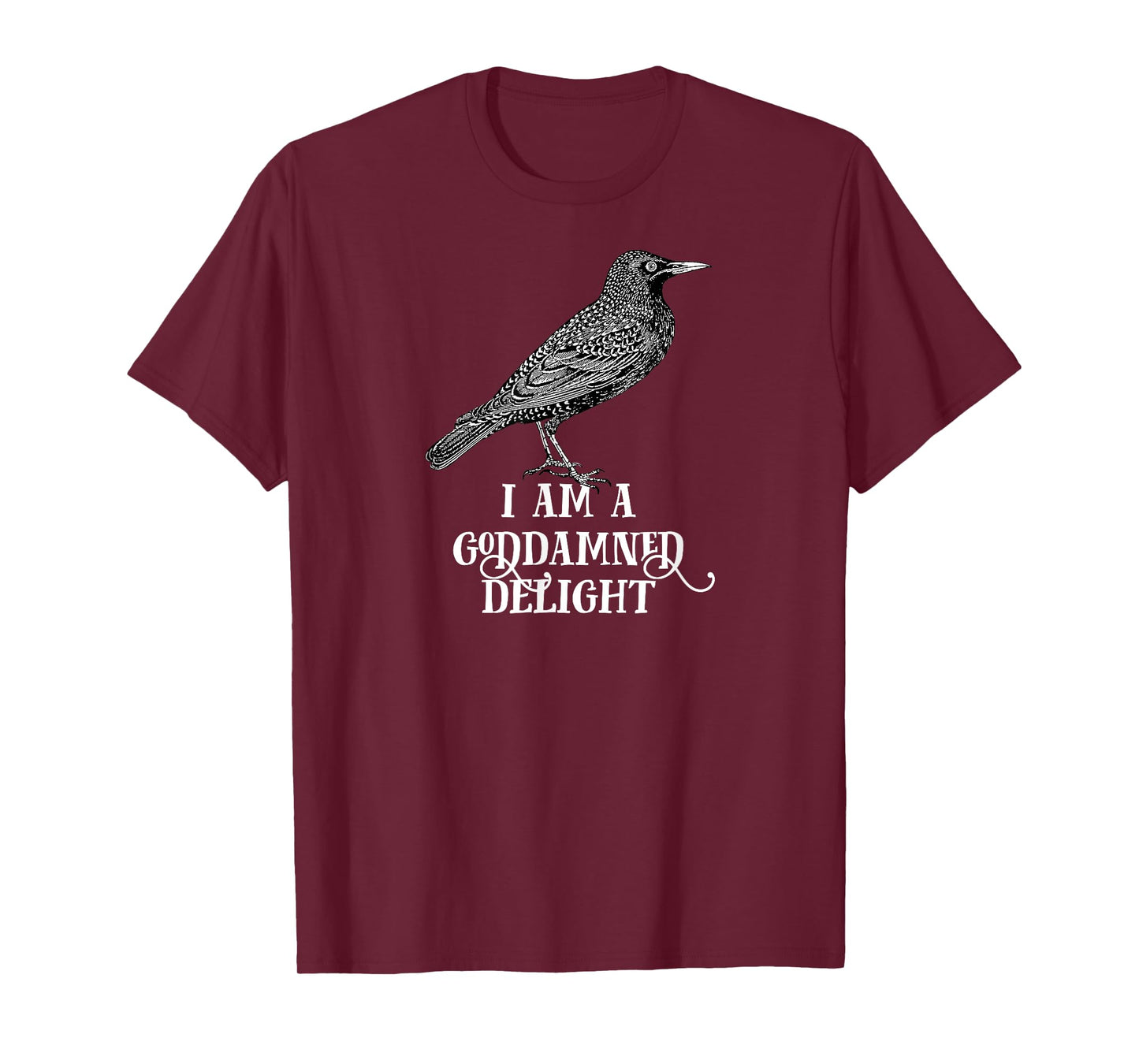 Threadless Effin' Birds I Am A Delight T-Shirt