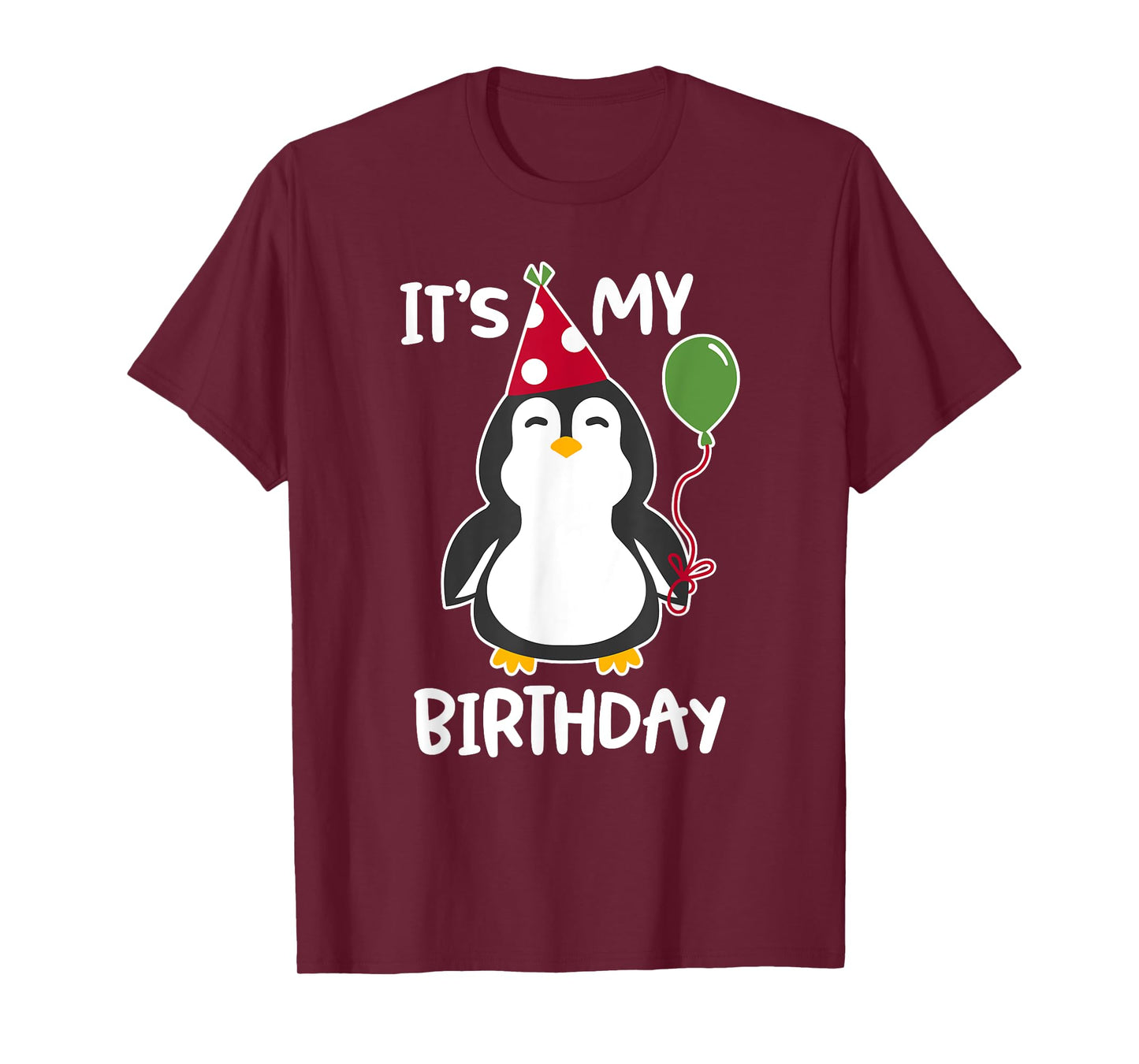 It's My Birthday Penguin Shirt T-Shirt