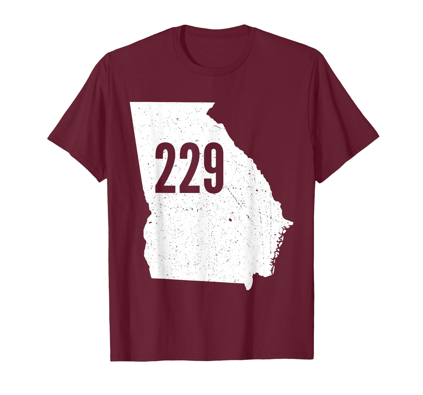 229 Georgia Area Code Outline State Southern Pride T-Shirt