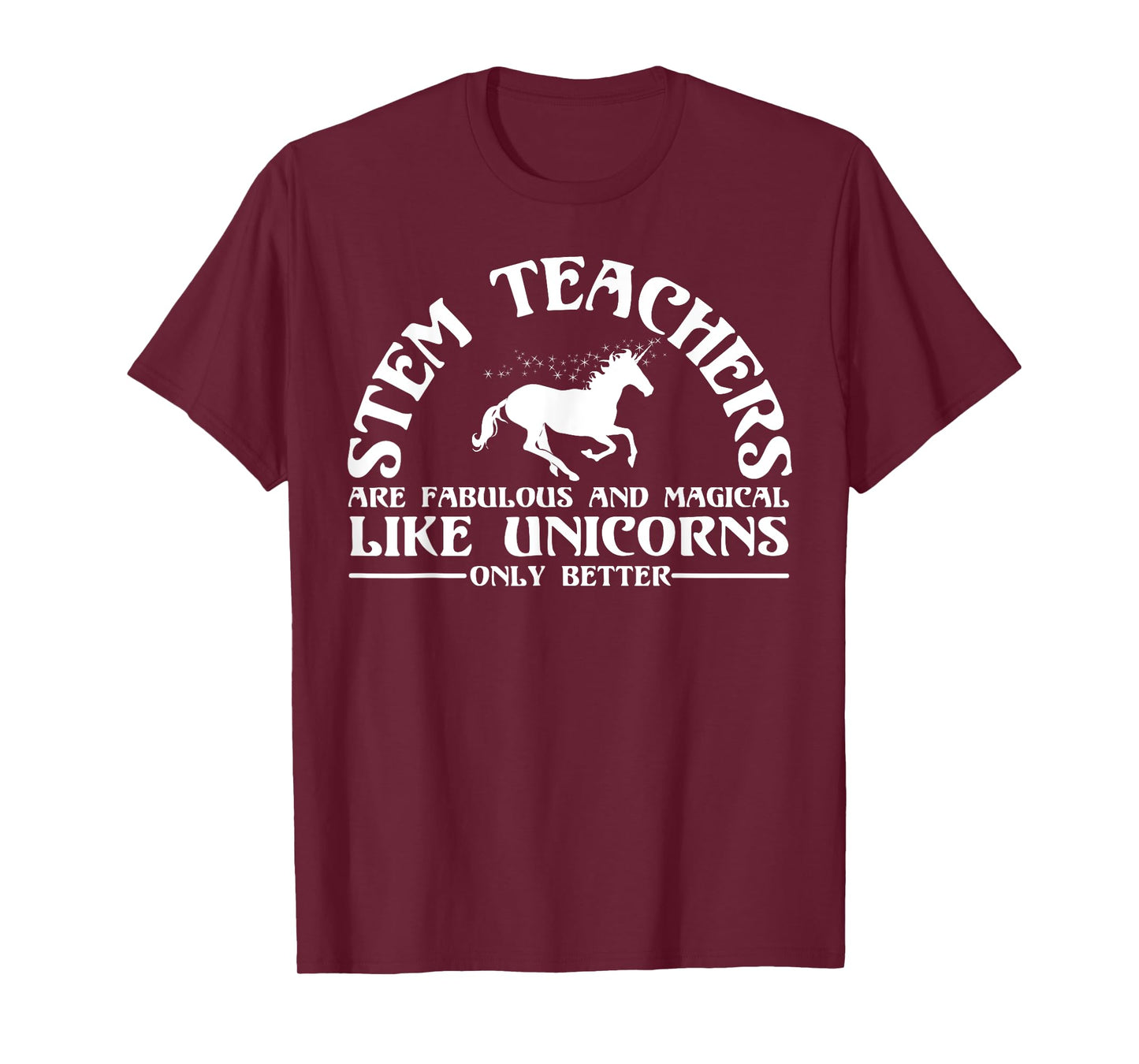 Funny STEM Teacher Appreciation Unicorn Lover T Shirt T-Shirt for Men Women Girls Kids