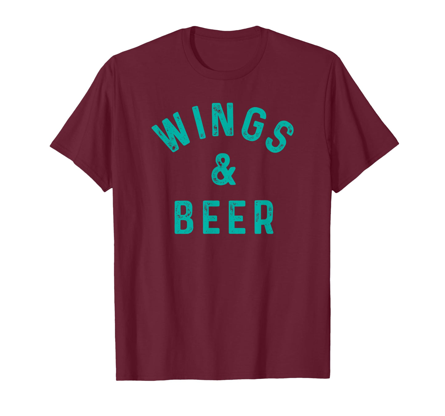 Wings & Beer Funny Buffalo Chicken and Beer Drinker T-Shirt