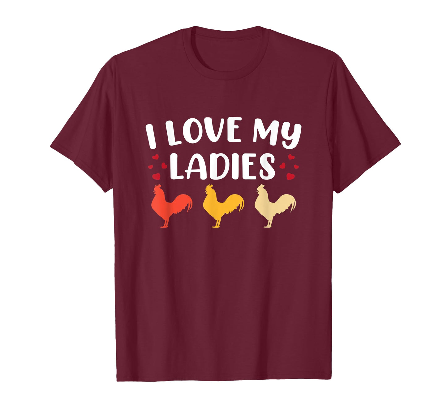 Funny Chicken Art Men Women Ladies Chicken Farmer Whisperer T-Shirt