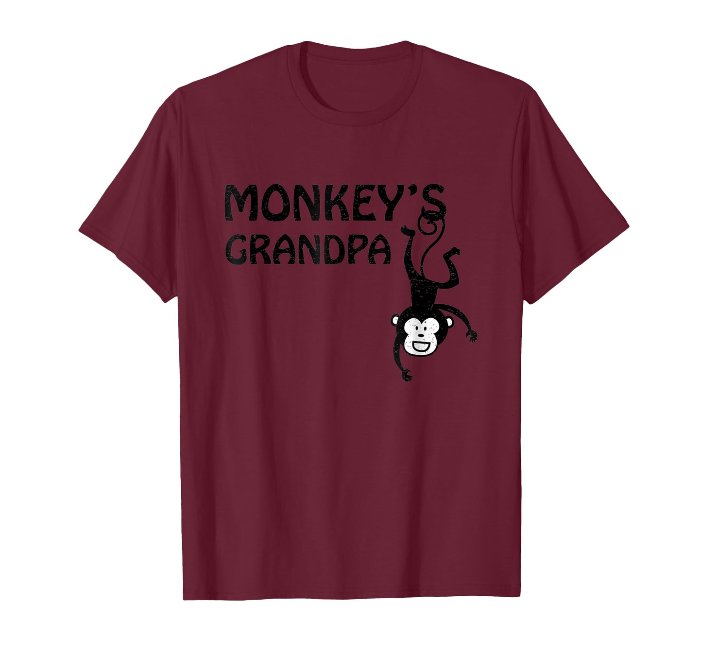 Monkey's Grandpa Grandfather Monkey T-Shirt