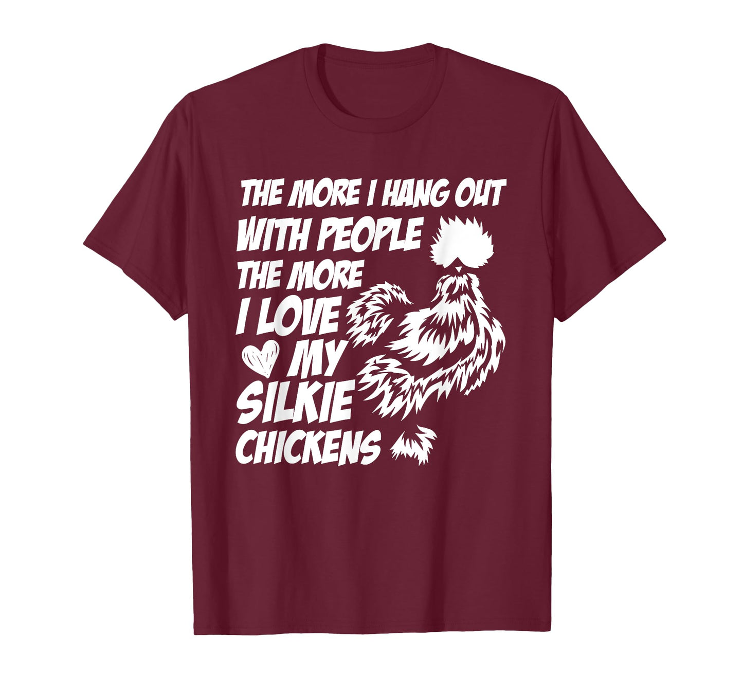 Silky Chicken Fluffy Chinese Silk Chicken Silkie Chicken T-Shirt