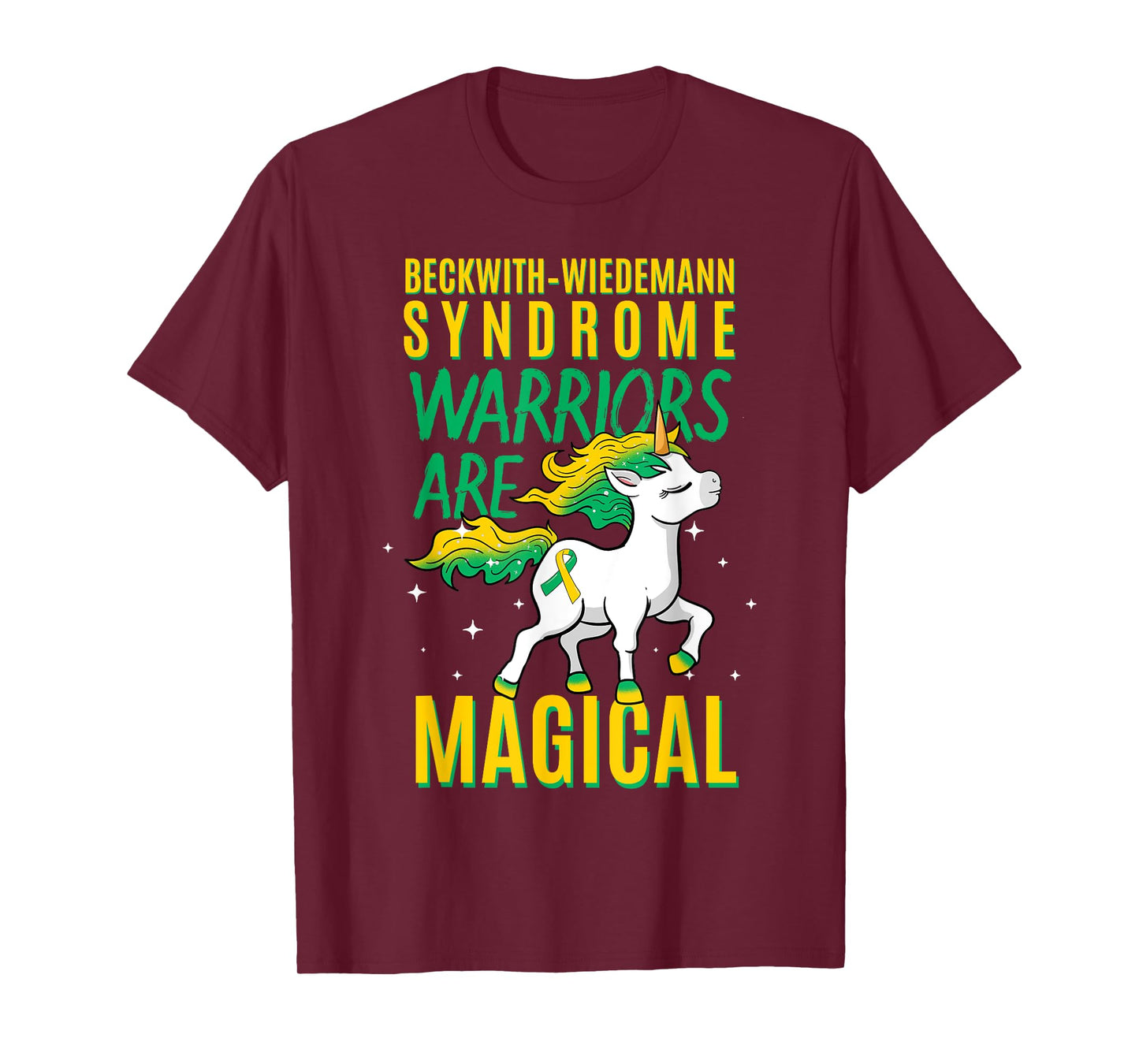 Beckwith–Wiedemann Syndrome Awareness Unicorn BWS Warrior T-Shirt