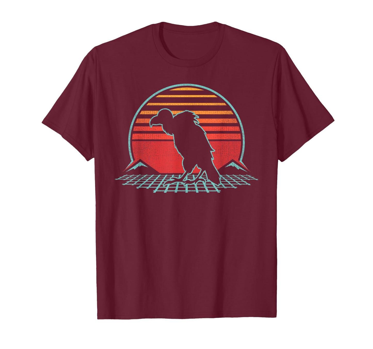 Vulture Lover Bird Animal Retro Vintage 80s Style T-Shirt