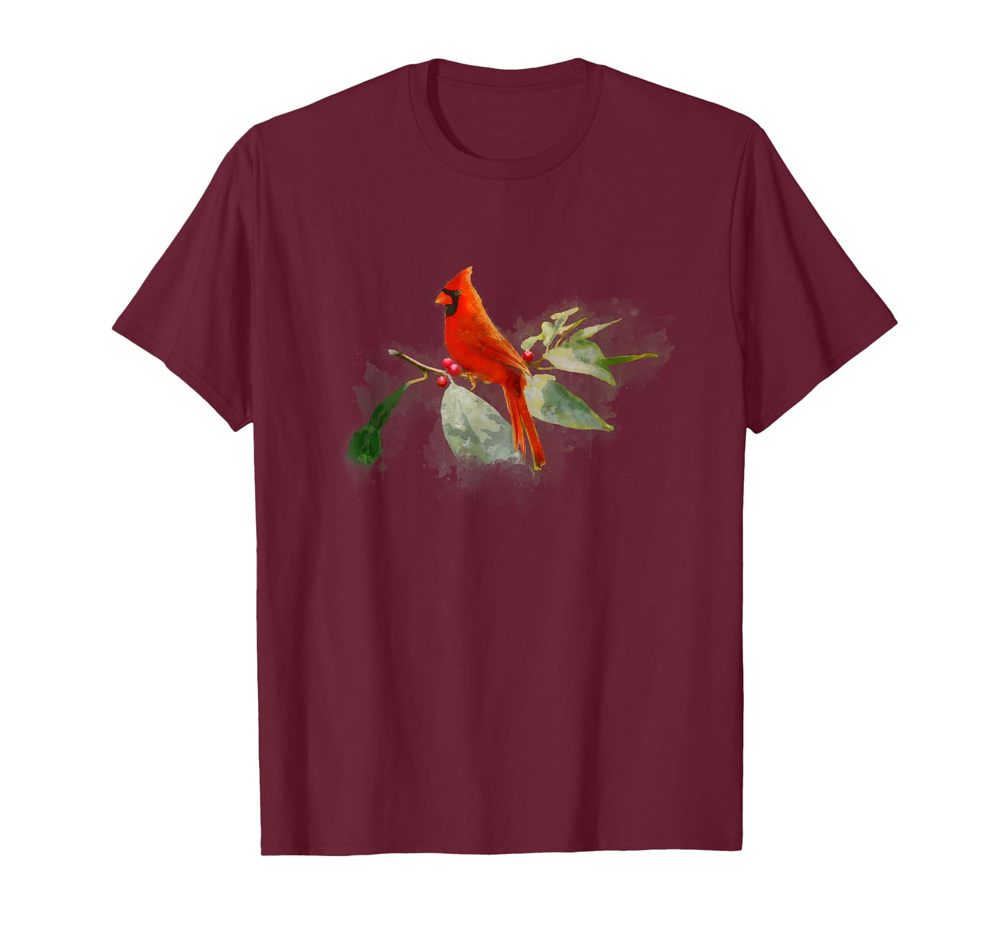 Wild Red Cardinal Bird T-Shirt T-Shirt