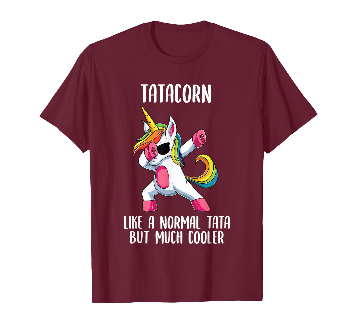 Unicorn Indian Tata Girl Birthday Party Apparel TataCorn T-Shirt