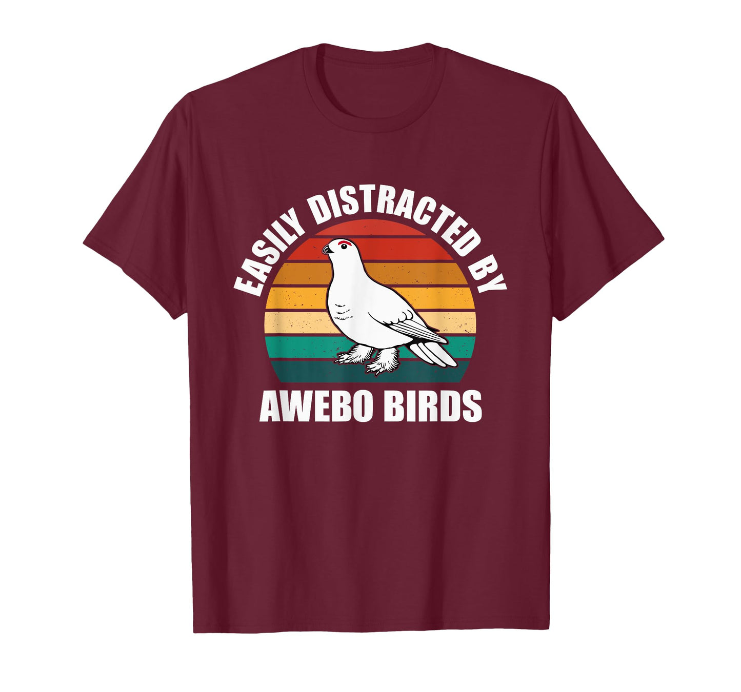 Awebo Meme Willow Ptarmigan Funny Arctic Chicken Awebo Bird T-Shirt