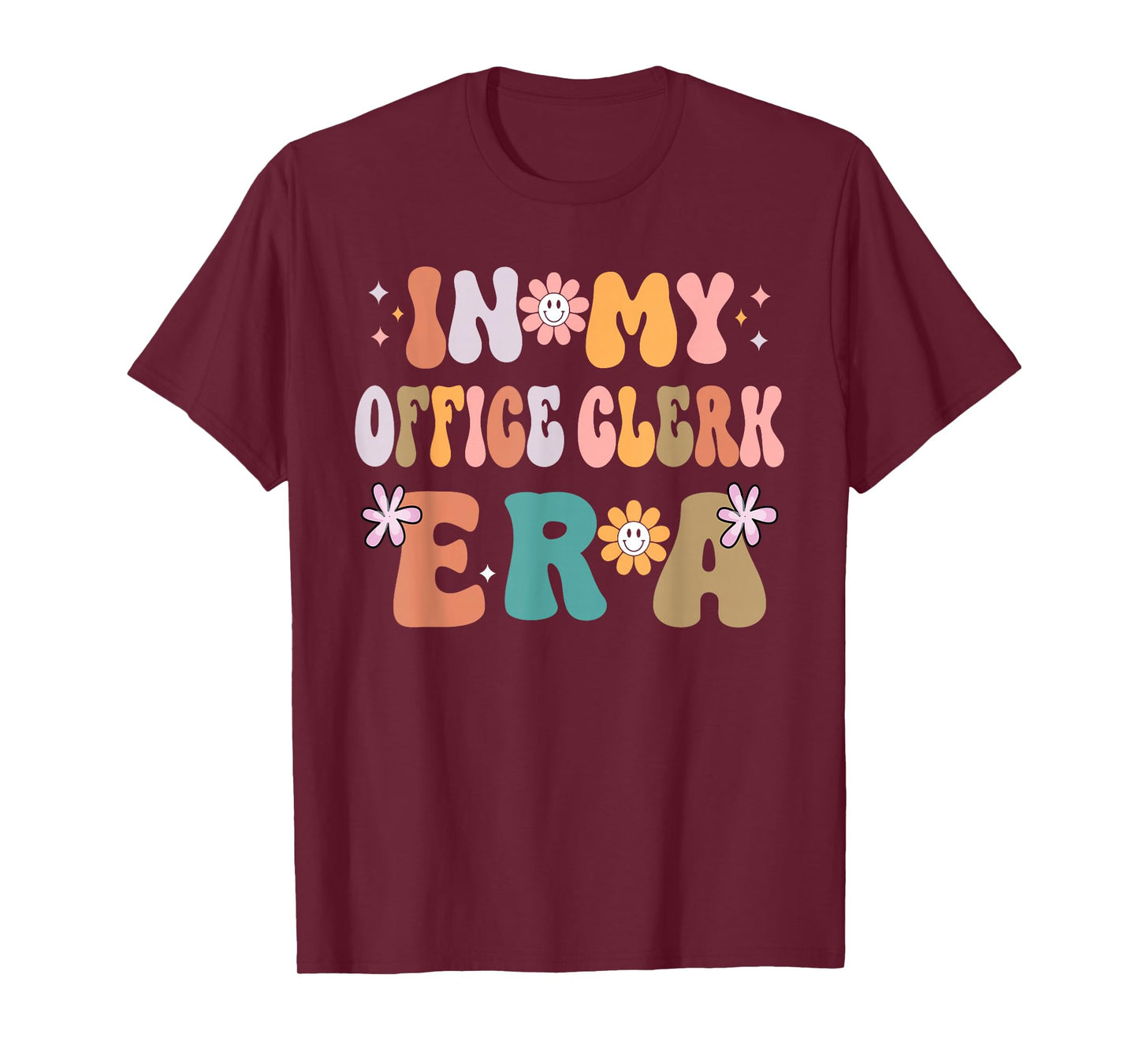 In My Office Clerk Era Funny Women Christmas Presents T-Shirt
