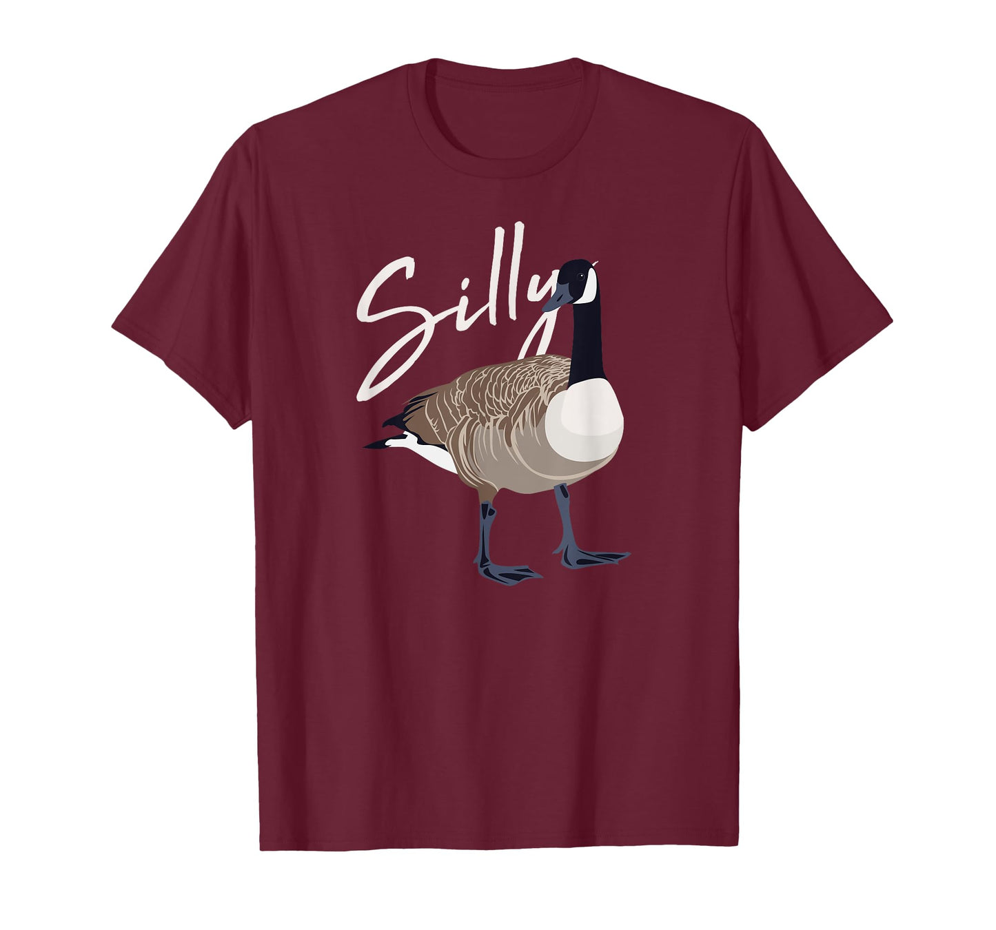 Canadian Goose Silly Goose Funny Cute Bird Hunter T-Shirt