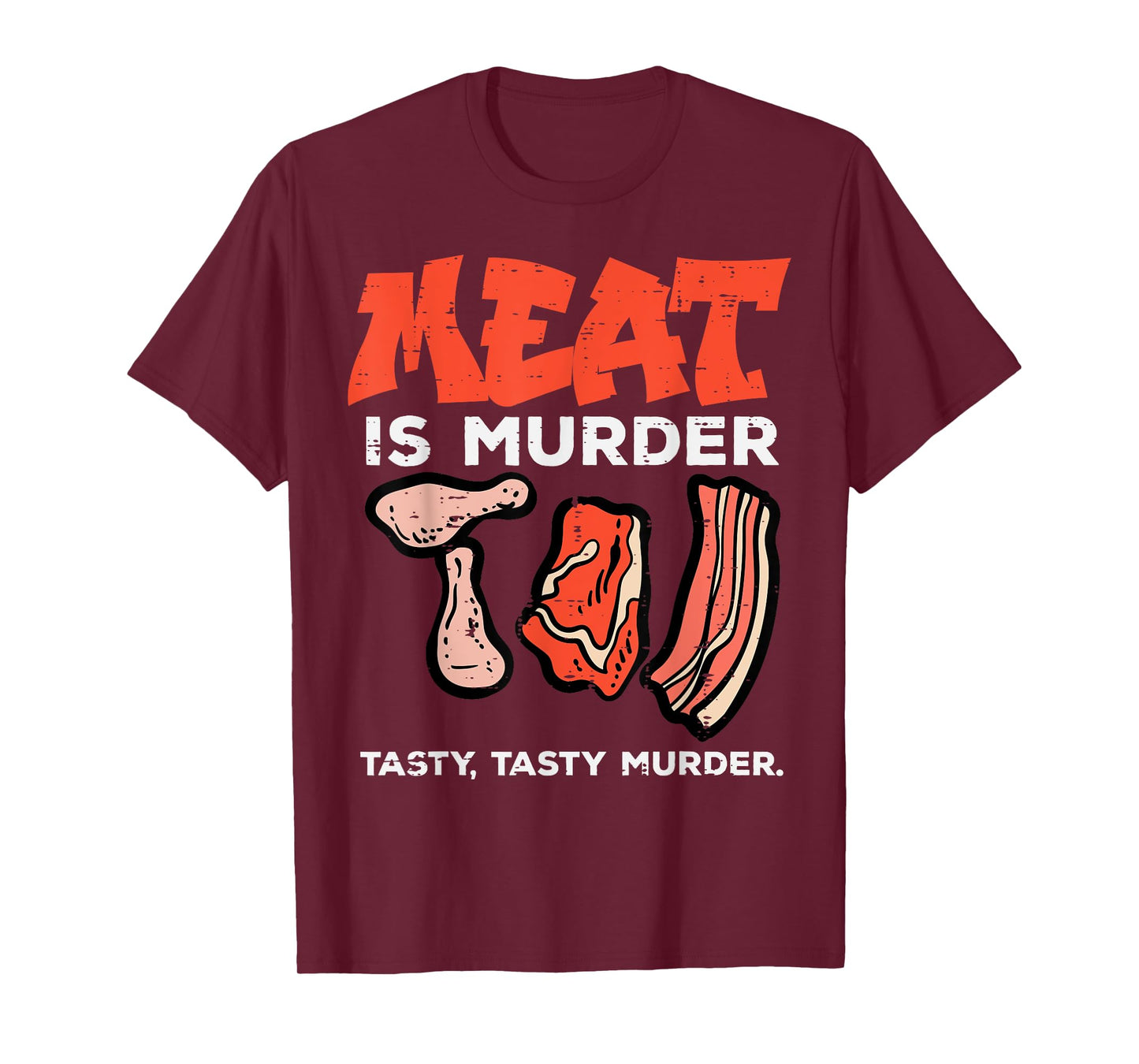 Meat Is Tasty Bbq Funny Barbecue Grilling Men Women T-Shirt