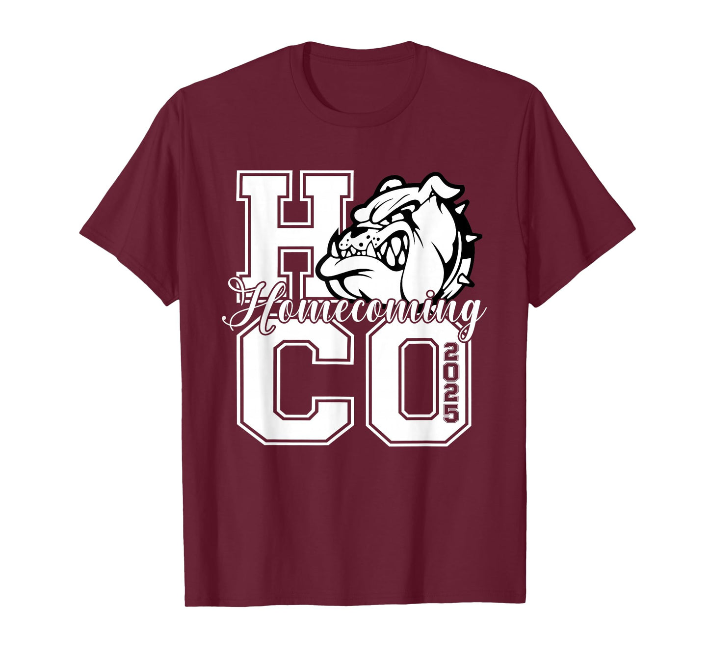 HOCO 2025 Homecoming Bulldog School Spirit Alumni Game Day T-Shirt