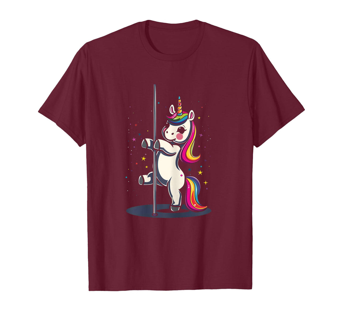 Pole Dance Dancing Unicorn Exotic Dancer Cute T-Shirt