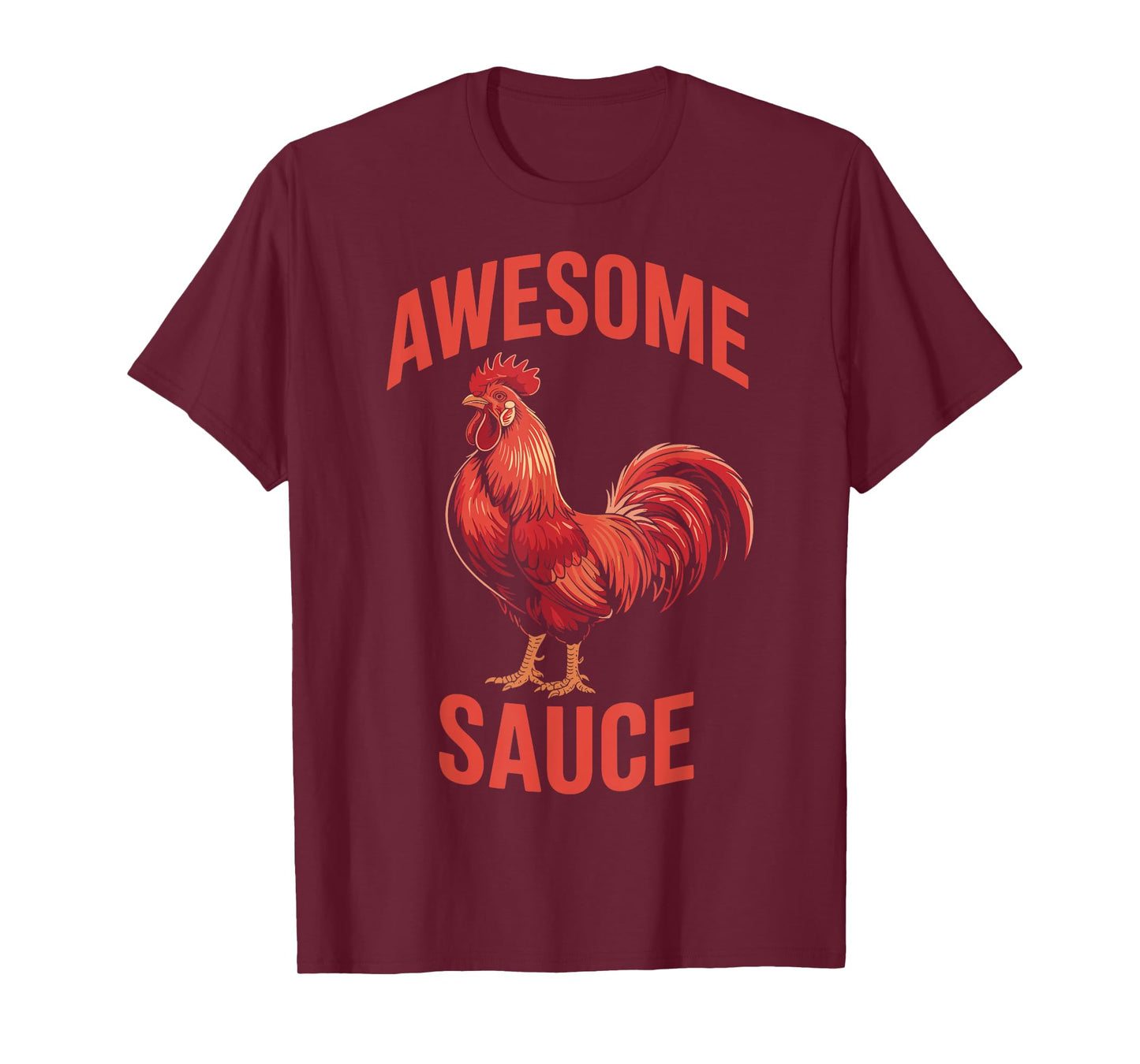 Awesome Sauce Rooster Shirt Funny Chicken Humor Vintage T-Shirt
