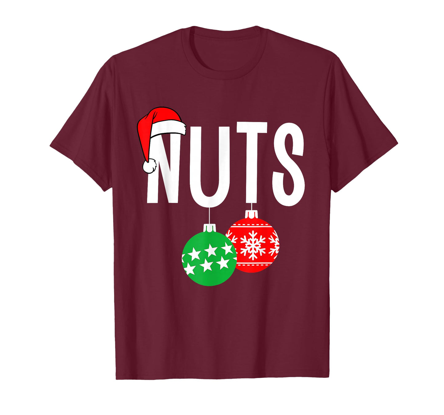 Chest Nuts Matching Chestnuts Funny Christmas Couples Nuts T-Shirt
