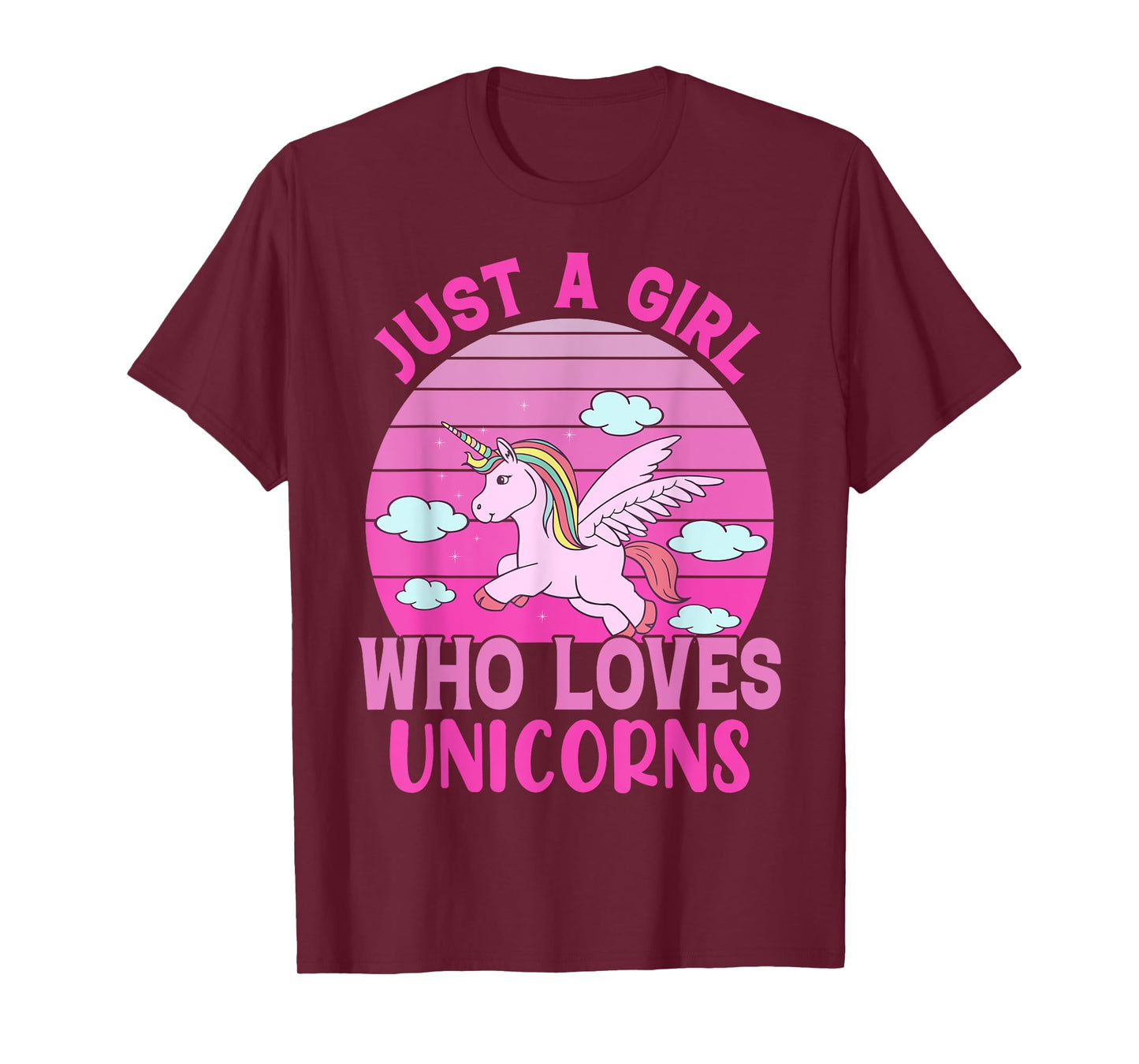 Just A Girl Who Loves Unicorns T-Shirt