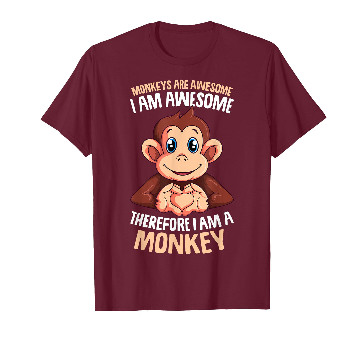 Monkeys Are Awesome Monkey Boys Girls Kids T-Shirt