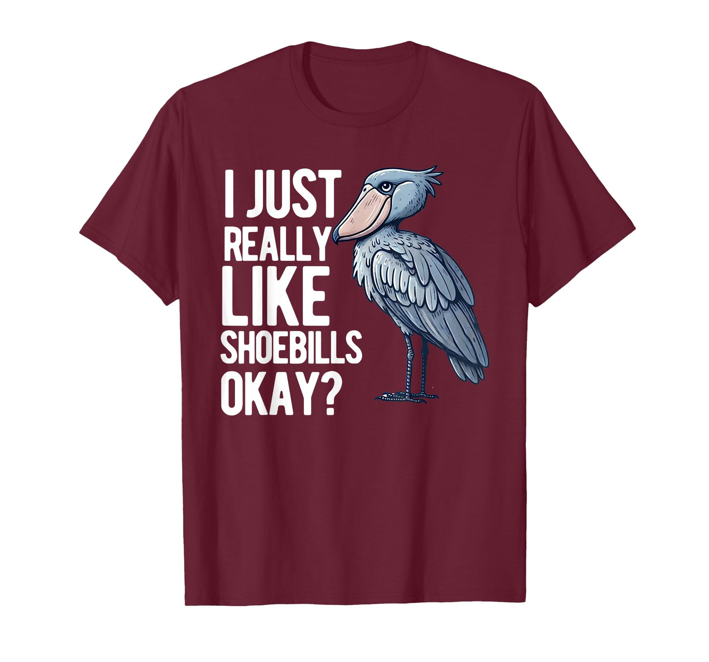 Shoebill Stork Bird Shoe-billed Stork Women Men Whaleheads T-Shirt