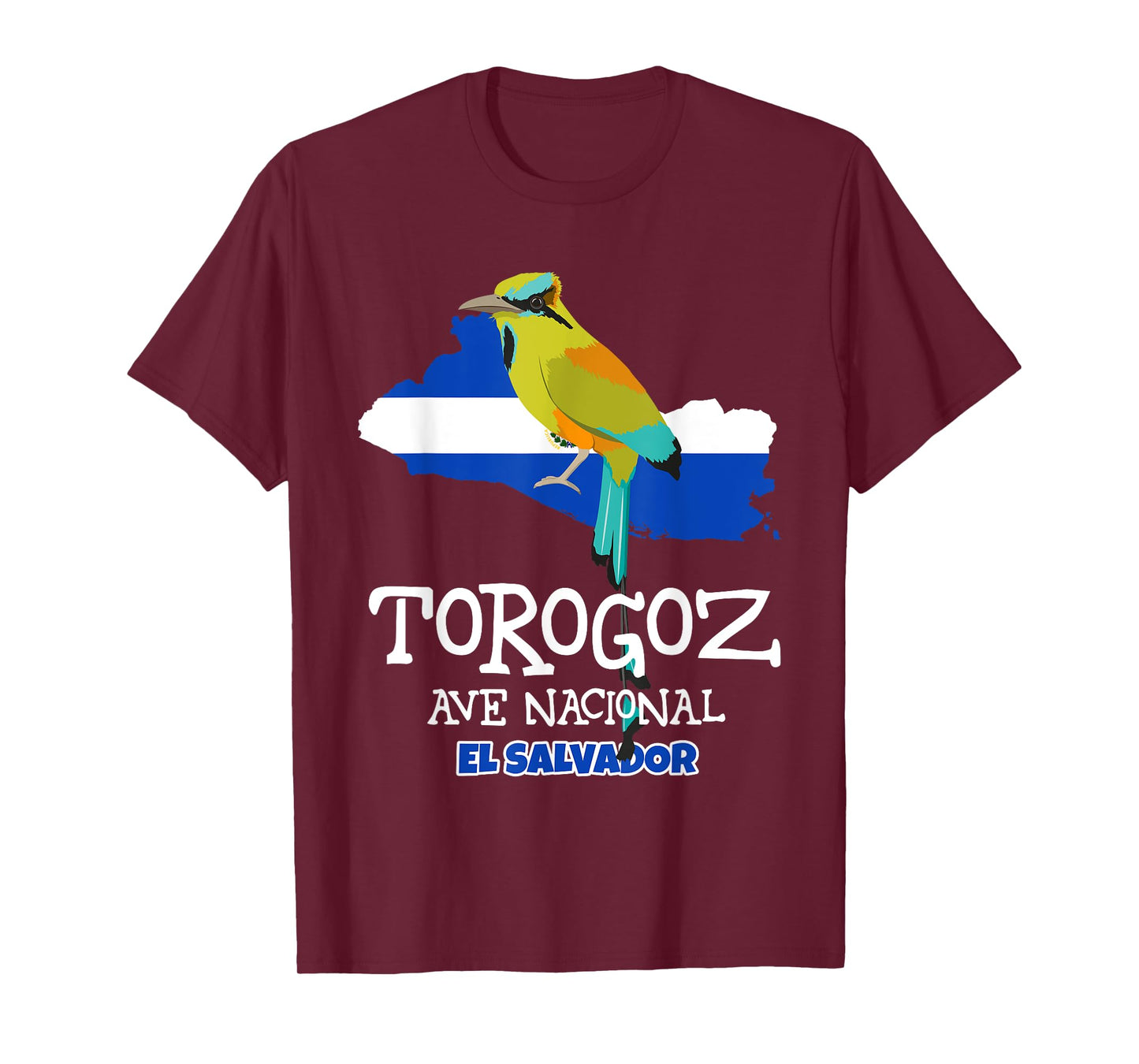 Torogoz Ave Nacional El Salvadorian Gifts National Bird T-Shirt
