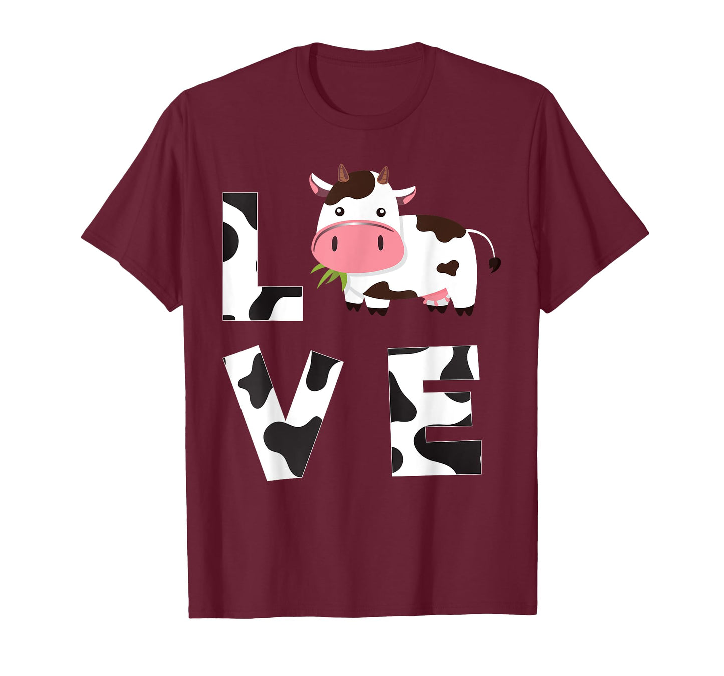 Farmer Farming Cute Farm Animal Lover Kids Gift Love Cow T-Shirt