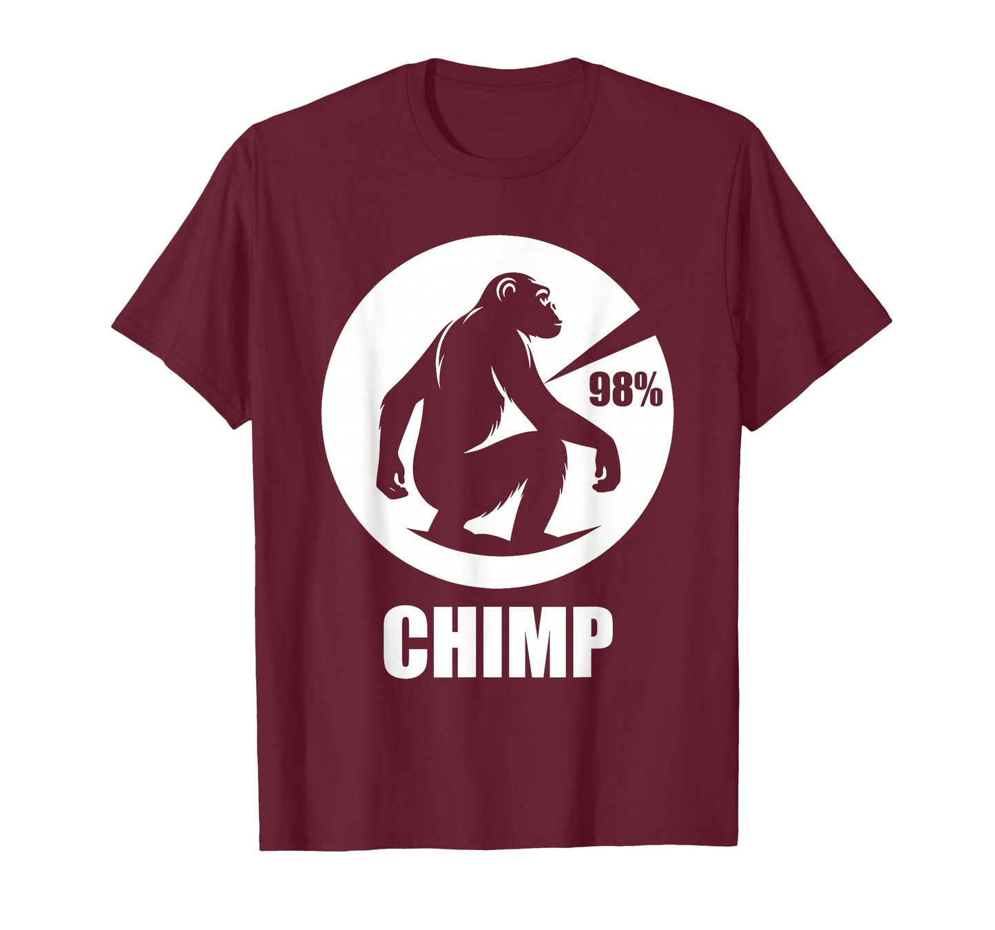 Chimp 98% Funny Chimpanzee Monkey T-Shirt