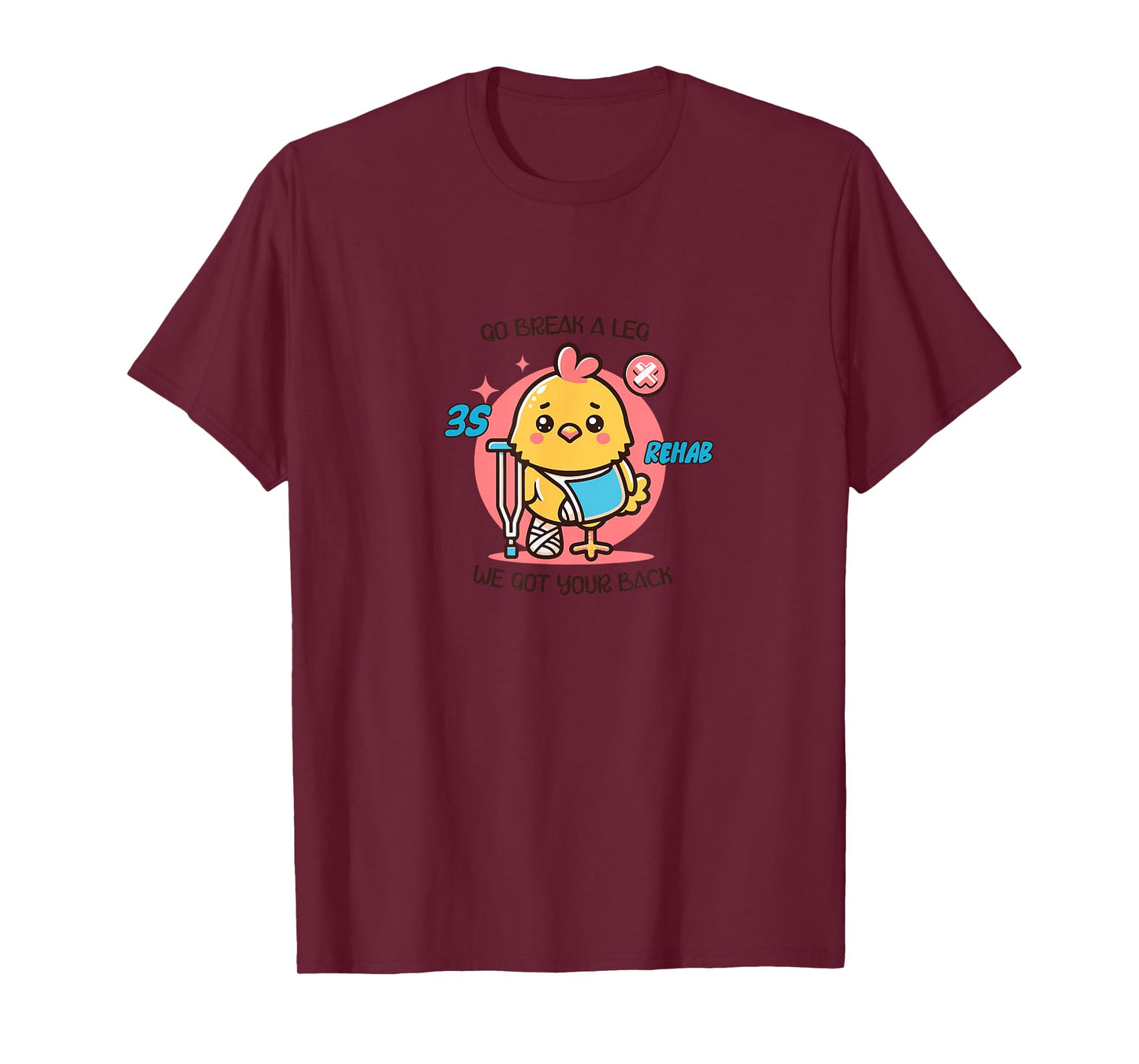 Cute Rehab Chicken Injured T-Shirt