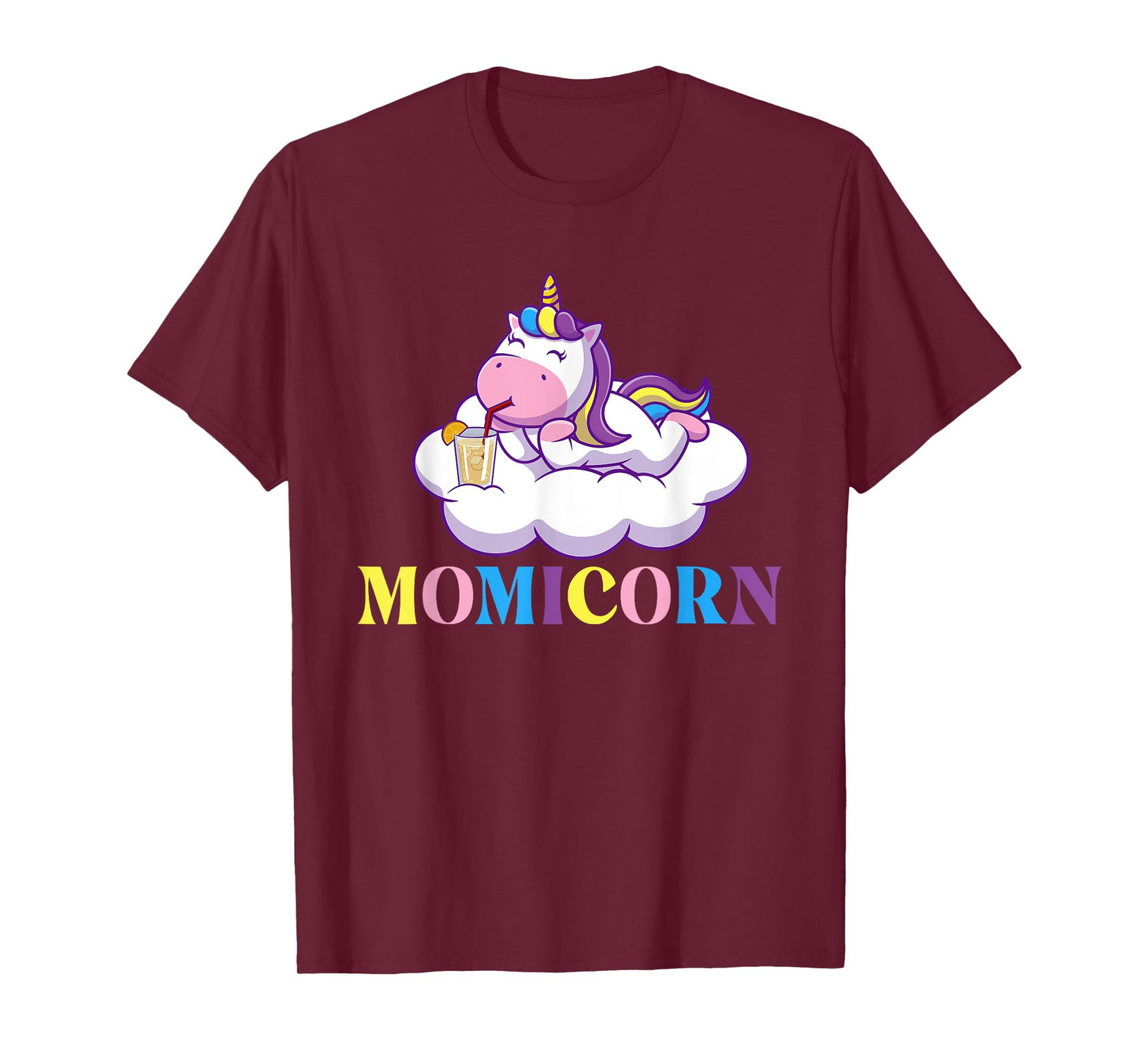 Momicorn - Rainbow Unicorn Mystical Creature Magical T-Shirt