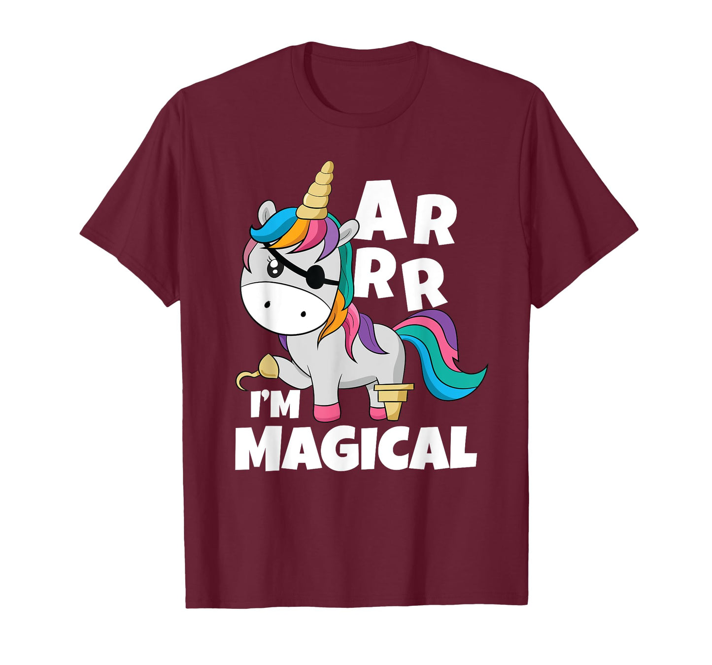 I'm Magical Caribbean Buccaneer Toddler Girl Unicorn Pirate T-Shirt