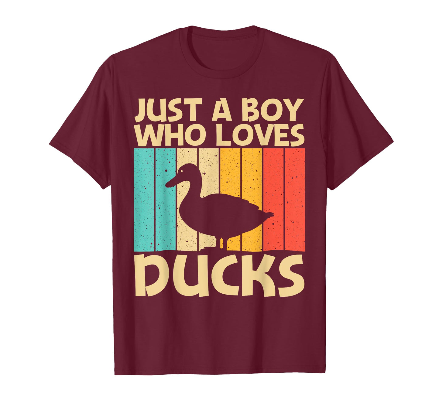 Funny Duck Design For Boys Kids Duck Farmer Hunting Lovers T-Shirt