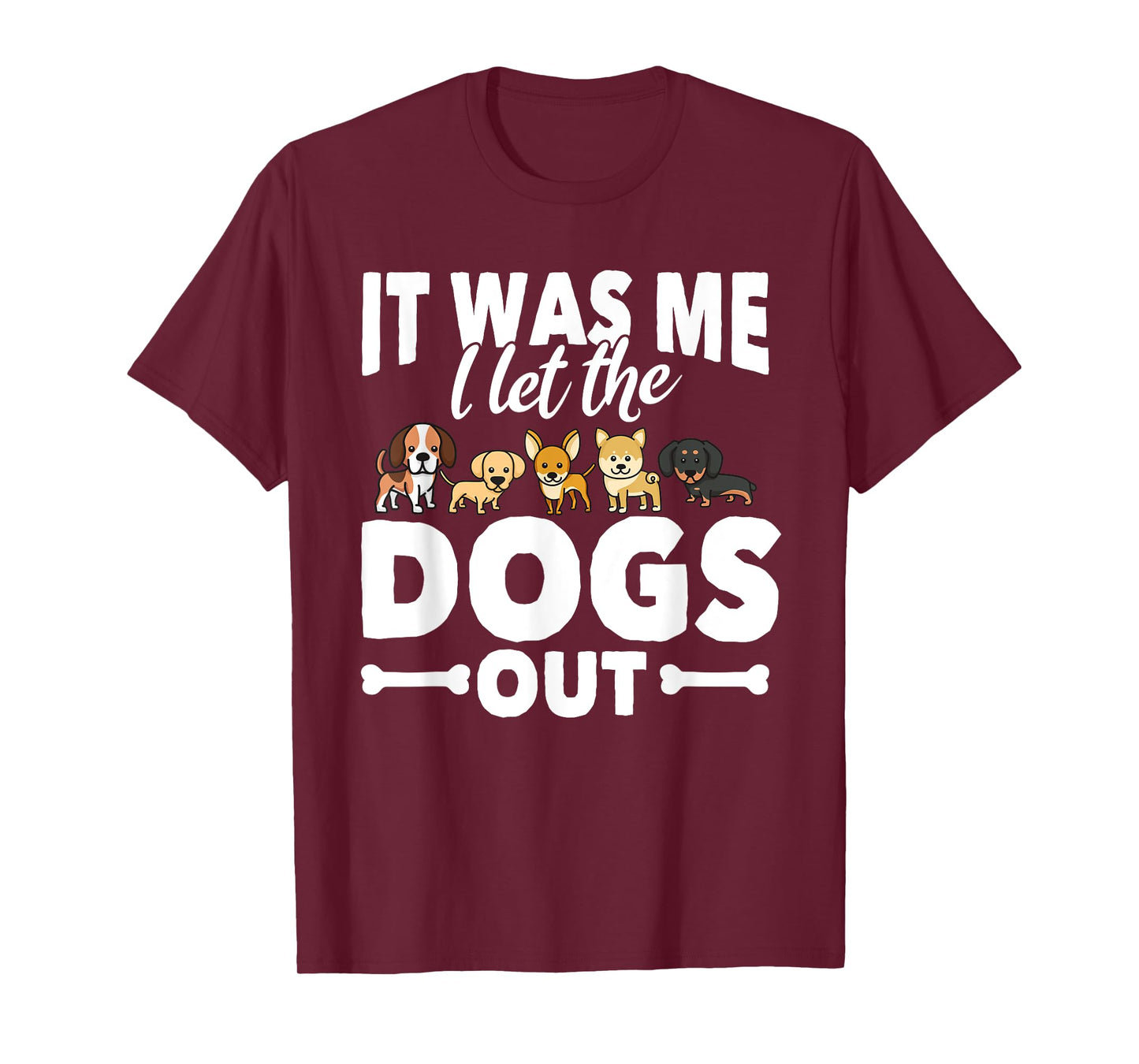 Funny Dog Gift Dog Owners Walking T-Shirt for Men Women Kids