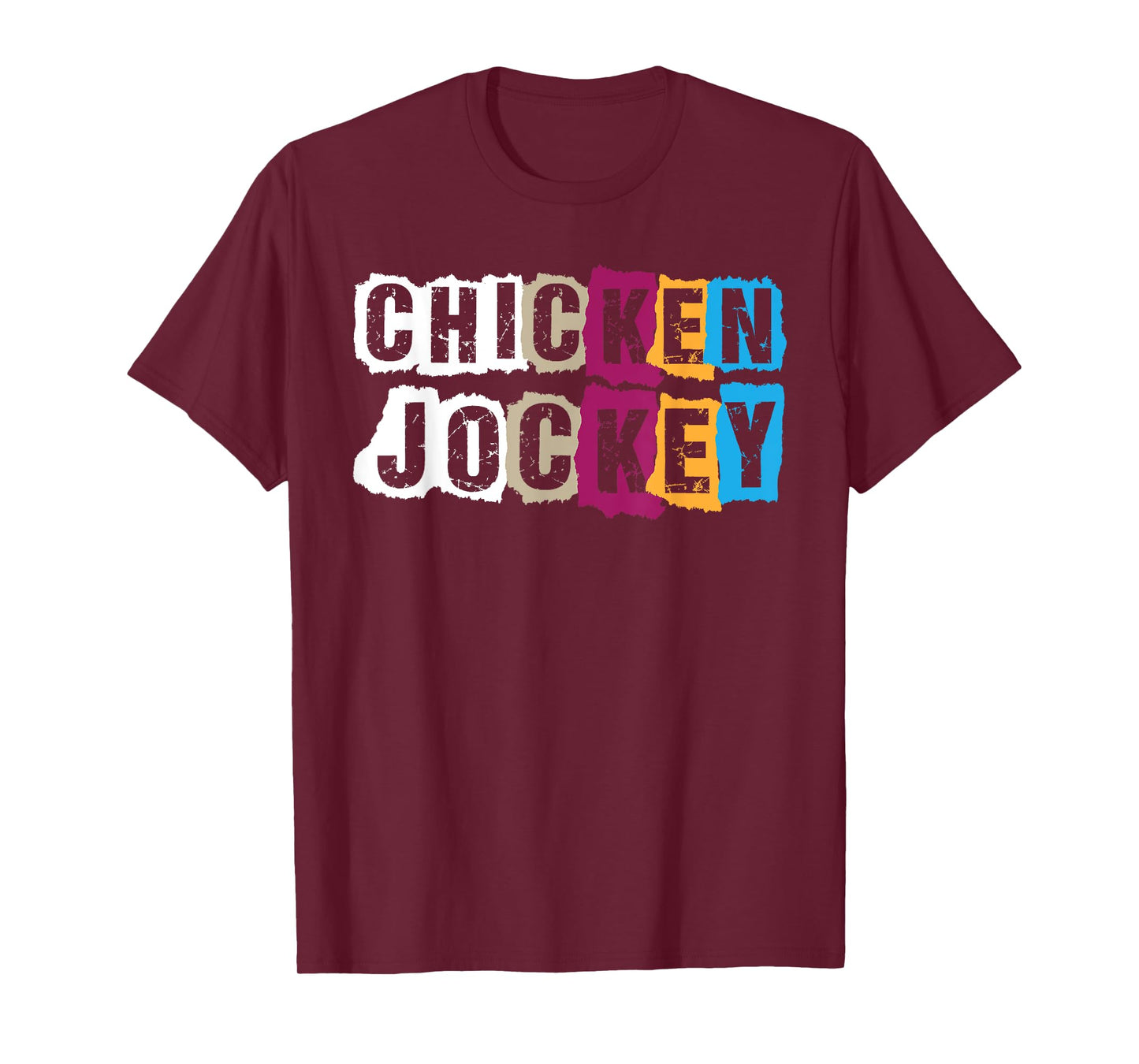 Jock Chicken Shirt Funny Meme Chicken Jockey T-Shirt